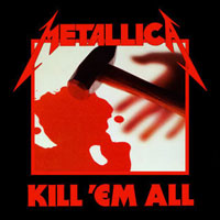 Metallica - Kill 'Em All LP, Music For Nations pressing from 1983