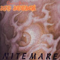 Guitar Pete's Axe Attack - Nitemare LP, Napalm Records pressing from 1986