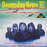 Various - Doomsday News III - Thrashing East Live LP/CD, Noise pressing from 1990