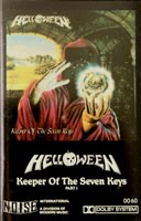 Helloween - Keeper Of The Seven Keys part I MC, Noise pressing from 1987