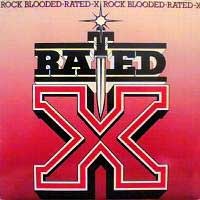 Rated X - Rock Blooded LP, Noise pressing from 1983