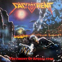 Sacrament - Testimony Of Apocalypse LP/CD, REX Music pressing from 1989