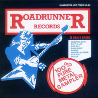 Various - 100% Pure Metal Sampler LP, Roadrunner pressing from 1984