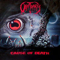 Obituary - Cause Of Death LP/Pic-LP/CD, Roadrunner pressing from 1990