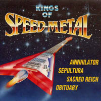 Various - Kings Of Speed Metal LP/CD, Roadrunner pressing from 1990
