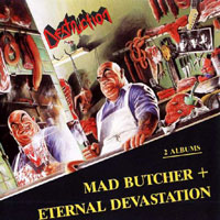 Destruction - Mad Butcher + Eternal Devastation CD, Roadrunner pressing from 1989