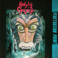 Nasty Savage - Penetration Point LP/CD, Roadrunner pressing from 1989