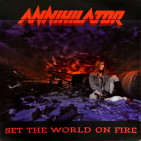 Annihilator - Set The World On Fire LP/CD, Roadrunner pressing from 1993