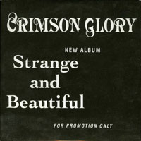 Crimson Glory - Strange And Beautiful CD, Roadrunner pressing from 1991
