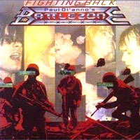 Battlezone - Fighting Back LP, Rock Brigade Records pressing from 1987