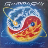 Gamma Ray - Insanity And Genius LP, Rock Brigade Records pressing from 1994