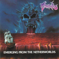 Thanatos - Emerging From The Netherworlds LP/CD, Shark Records pressing from 1990
