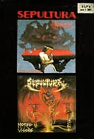 Sepultura - Schizorphrenia/Morbid Visions MC, Shark Records pressing from 1990