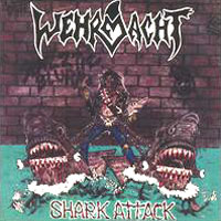 Wehrmacht - Shark Attack LP, Shark Records pressing from 1987