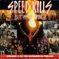 Various - Speed Kills ...But Who's Dying?   (volume 4) DLP/CD, Under One Flag pressing from 1989