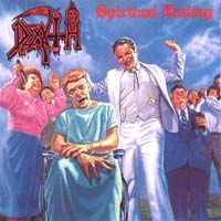 Death - Spiritual Healing LP/CD, Under One Flag pressing from 1990