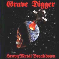 Grave Digger - Heavy Metal Breakdown LP, Woodstock Discos pressing from 1987