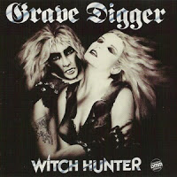 Grave Digger - Witch Hunter LP, Woodstock Discos pressing from 1987
