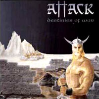 Attack - Destinies Of War LP/CD, ZYX Metal pressing from 1989