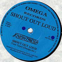 Knightrider - Shout out loud 7" sleeve