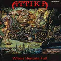 Attika - When heroes fall CD sleeve