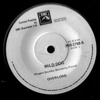 Overlord - Wild dog 7" sleeve
