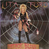 Lita Ford - Out for Blood LP sleeve