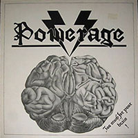 Powerage - Too much for your brain! LP sleeve