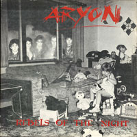 Aryon - Rebels of the night LP sleeve