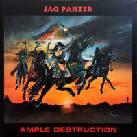 Jag Panzer - Ample Destruction / Licence to Kill LP sleeve