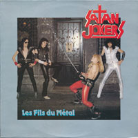 Satan Jokers - Les Fils Du Metal LP, CD sleeve