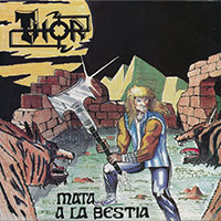 Thor - Mata A La Bestia LP, CD sleeve