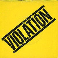Violation - Meet me at Midnight 7" sleeve