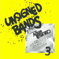 link to front sleeve of 'The Album Network Unsigned Bands CD Tune Up #3' compilation CD from 1988