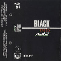 link to front sleeve of 'Black And Speed Metál' compilation MC from 1989