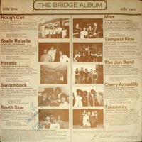 link to back sleeve of 'The Bridge Album' compilation LP from 1982