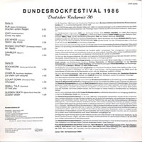 link to back sleeve of 'Bundesrockfestival 86 / Deutscher Rockpreis '86' compilation LP from 1987