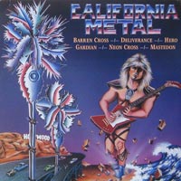 link to front sleeve of 'California Metal' compilation LP from 1987