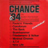 link to front sleeve of 'Chance '84' compilation LP from 1984