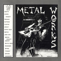 link to front sleeve of 'Chicago Metal Works 5' compilation CD from 1989