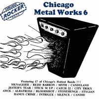 link to front sleeve of 'Chicago Metal Works 6' compilation CD from 1990