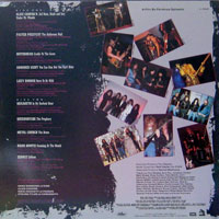 link to back sleeve of 'The Decline Of Western Civilization Part II: The Metal Years' compilation LP from 1988
