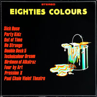 link to front sleeve of 'Eighties Colours' compilation LP from 1983
