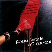 link to front sleeve of 'Four Kinds Of Metal' compilation LP from 1989