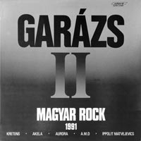 link to front sleeve of 'Garázs II - Magyar Rock 1991 LP' compilation LP from 1991