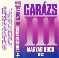 link to front sleeve of 'Garázs III - Magyar Rock 1992' compilation MC from 1992