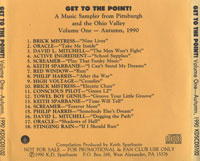 link to back sleeve of 'Get To The Point! Volume One CD 1990' compilation CD from 1990