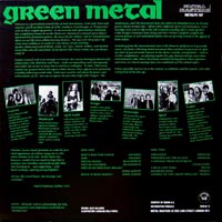 link to back sleeve of 'Green Metal: New Irish Heavy Metal' compilation LP from 1985