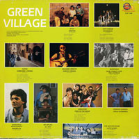 link to back sleeve of 'Green Village' compilation LP from 1985