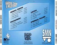 link to back sleeve of 'Harder Than A Millstone' compilation CD from 1991